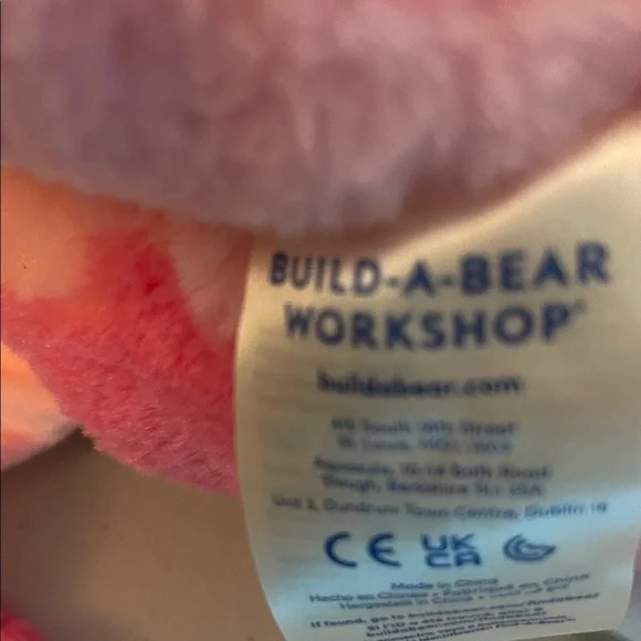 Build A Bear Strawberry Spotted Pink Plush Cow Toy - Picture 2 of 8
